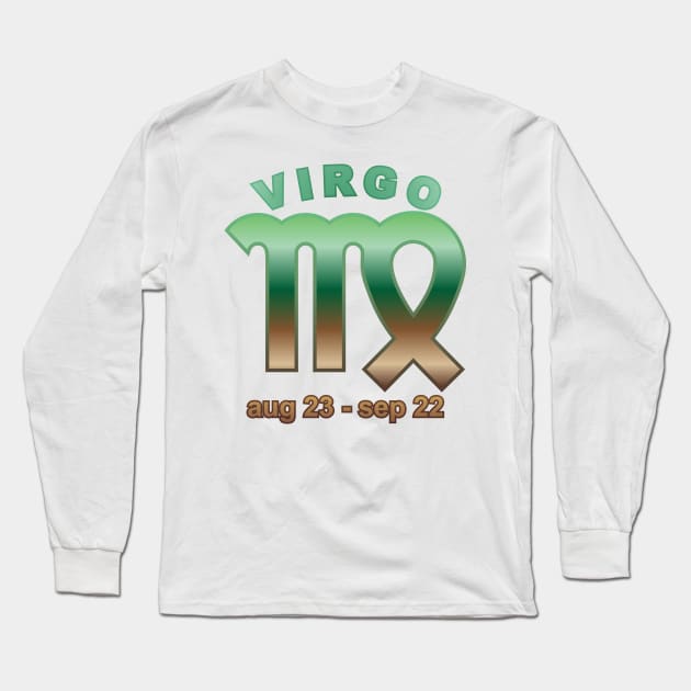 Virgo Long Sleeve T-Shirt by MBK